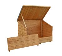 Rowlinson Shiplap Patio Chest Large