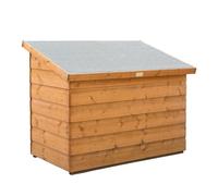 Shiplap Patio Chest Storage 920 x 1200 x 720mm - Dipped Honey-Brown - Rowlinson