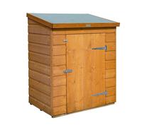 Rowlinson Shiplap Patio Store Garden Storage, 1200 x 930 x 640mm, Honey-Brown