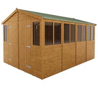 Rowlinson Shiplap Workshop Shed - 9x12ft