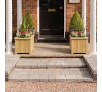 Rowlinson Signature Heritage Square Planter (0.4m x 0.4m) - Pack of 2