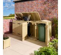 Rowlinson Signature Heritage T&g Apex Quadruple Bin Store