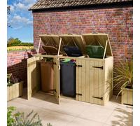 Rowlinson Signature Heritage T&g Apex Triple Bin Store
