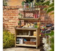 Rowlinson Softwood Brown Mini Bar (H)1.62M (W)1.03M (D)0.53M