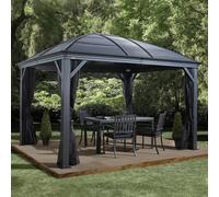 Rowlinson Sojag Moreno Gazebo 3M X 3.7M Dark Grey