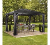 Rowlinson Sojag Verona Gazebo 3M X 4.3M Dark Grey