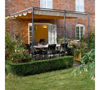 Rowlinson St Tropez Taupe Canopy - Assembly Service Included