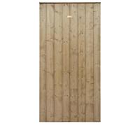 Rowlinson Tongue and Groove Square Top Wooden Gate, Brown