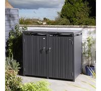 Rowlinson Wimbledon Double Bin Store - Anthracite
