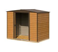 8x6 Woodvale Metal Apex Shed with Floor