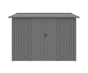 Rowlinsons 10 x 10 Feet Brentvale Premium Apex Shed - L304 x W296 x H228 cm in Grey Rowlinsons Grey