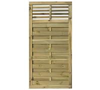 Rowlinsons 3x6 Langham Screen/Gate - L4 x W90 x H180 cm in Brown Rowlinsons Brown