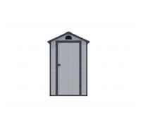 Rowlinson Airevale Plastic Apex Shed - Light Grey - W4ft x D3ft
