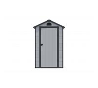Rowlinson Airevale Plastic Apex Shed 4ft x 6ft, Light Grey