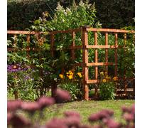 Rowlinsons 6x2 Heavy Duty Trellis Dip Treated (Pack of 3) - L61 x W915 x H183 cm in Brown Rowlinsons Brown