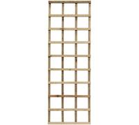 Rowlinsons 6x2 Heavy Duty Trellis Pressure Treated Pack of 3, L61 x W61 x H183 cm in Brown Rowlinsons Brown