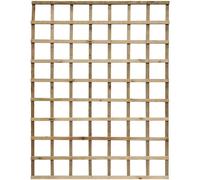 Rowlinsons 6x5 Heavy Duty Trellis Pressure Treated Pack of 3 in Brown Rowlinsons Brown