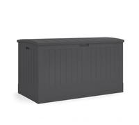 Rowlinsons 757L Montana Storage Box, Resin, L80 x W146 x H83 cm, Peppercorn Grey Rowlinsons Grey