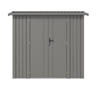 Rowlinsons 8 x 4 Feet Brentvale Premium Apex Shed - L113 x W232 x H204 cm in Grey Rowlinsons Grey