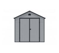 Rowlinson Airevale Plastic Apex Shed 8ft x 6ft, Light Grey