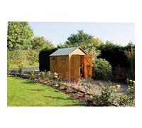 Rowlinsons 8 x 6 Feet Premier Range Shed - L246 x W194.5 x H232 cm in Brown Rowlinsons Brown