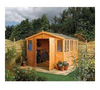 Rowlinson Workshop 9ft x 12ft Dipped - Honey Brown