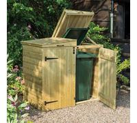 Rowlinsons Apex Bin Store - L81 x W153 x H130 cm in Brown Rowlinsons Brown