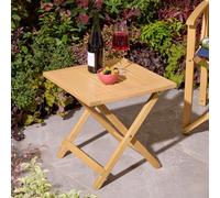 Rowlinsons Ascot Folding Side Table - Timber - L45 x W45 x H45 cm in Brown Rowlinsons Brown