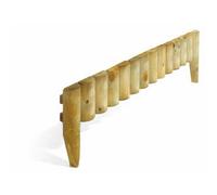 Rowlinsons Border Fence 1.0m (Pack of 4) - L3.8 x W10 x H30 cm in Brown Rowlinsons Brown