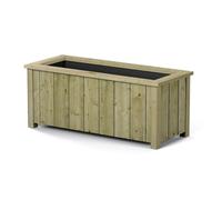 Rowlinsons Heritage Medium Planter - L42 x W103 x H43 cm - Natural Timber Finish Rowlinsons Natural