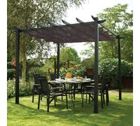 Rowlinsons Latina 3x3 Grey Canopy - L300 x W300 x H234.5 cm Rowlinsons Grey
