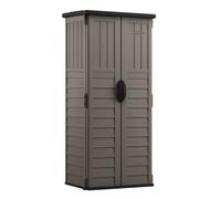 Rowlinsons Mannington Storage Cabinet - Resin - L65 x W83 x H183 cm - Stone Grey Rowlinsons Grey