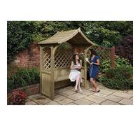 Rowlinson Wooden Party Arbour, Brown