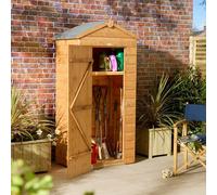 3x2 Rowlinson Shiplap Apex Tall Store With Shelf