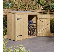 Rowlinsons Signature Heritage T&G Wall store with Assembly - Timber in Brown Rowlinsons Brown