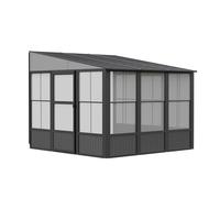 Rowlinson Sojag Charleston Conservatory 3m x 3m, Grey