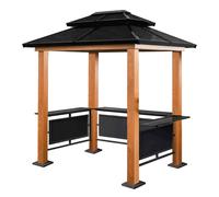 Rowlinsons Sojag Maui BBQ Shelter - Aluminum - L178xW249xH278 cm - Powder-Coated in Brown Rowlinsons Brown