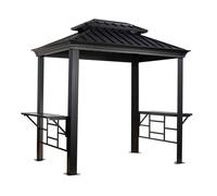 Rowlinsons Sojag Messina BBQ Shelter - Aluminum - L178.66 x W291.59 x H262 cm in Charcoal Rowlinsons Charcoal
