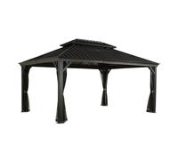 Rowlinson Sojag Messina Gazebo 3.7m x 4.9m, Grey