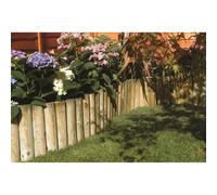 Rowlinsons Spiked Border Roll (Pack of Four) - Timber - L180 x W30 x H15 cm in Brown Rowlinsons Brown