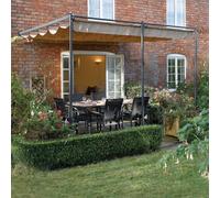 Rowlinsons St. Tropez Canopy - L300 x W330 x H270 cm in Brown Rowlinsons Brown