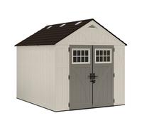 Rowlinsons Tremont Shed 8' x 10' with Assembly - Resin - L311 x W255 x H262 cm in Brown Rowlinsons Brown