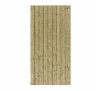 Rowlinson 3 x 6 Vertical Board Gate - Pressure Treated, Brown