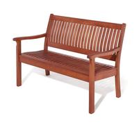 Rowlinsons Willington Bench - L69 x W124 x H87 cm in Brown Rowlinsons Brown