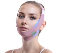 ROWMATE Graphene V-Line Mask Chin Up Mask V Shaped Face Mask Chin Strap for Sleeping,Jawline Shaper,Lilac,Small