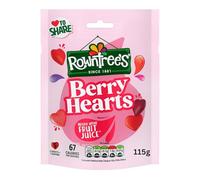 Rowntree’s Berry Hearts Sweets Sharing Bag 115g - Valentines Gift