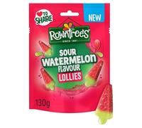 Rowntree's All Sweets Chocolate (Rowntrees Sour Watermelon Flavour Lollies 130g)