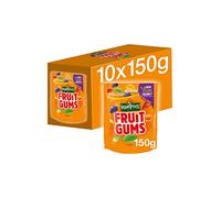 Rowntree's Sweets Fruit Gums Sharing Bags – Vegan Friendly – 10 x 150 g