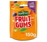 Rowntrees Fruit Gums Sweets Sharing Bag, Vegan Friendly, 10 x 150 g