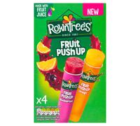 Rowntrees Fruit Pastille Push Ups Blackcurrant & Orange 4x90ml